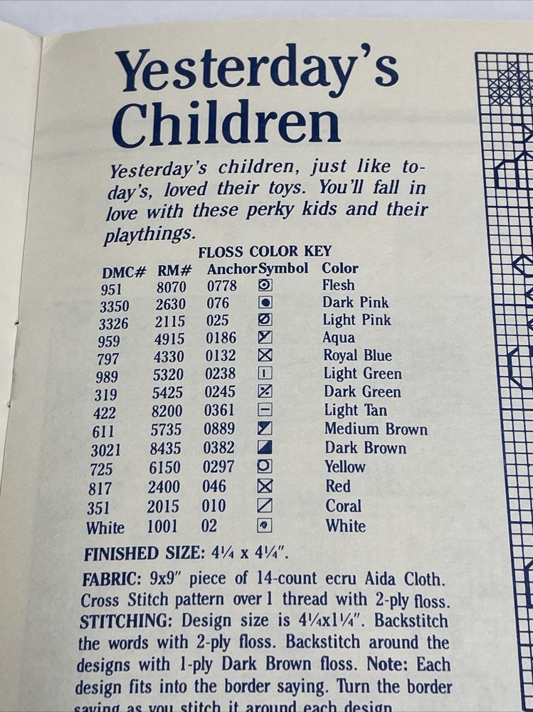 Suzanne McNeill Days Gone By Cross Stitch Pattern