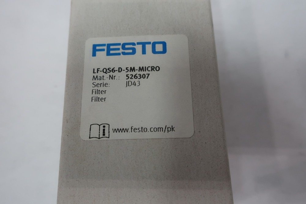 Festo LF-QS6-D-5M-MICRO Micro Pneumatic Filter