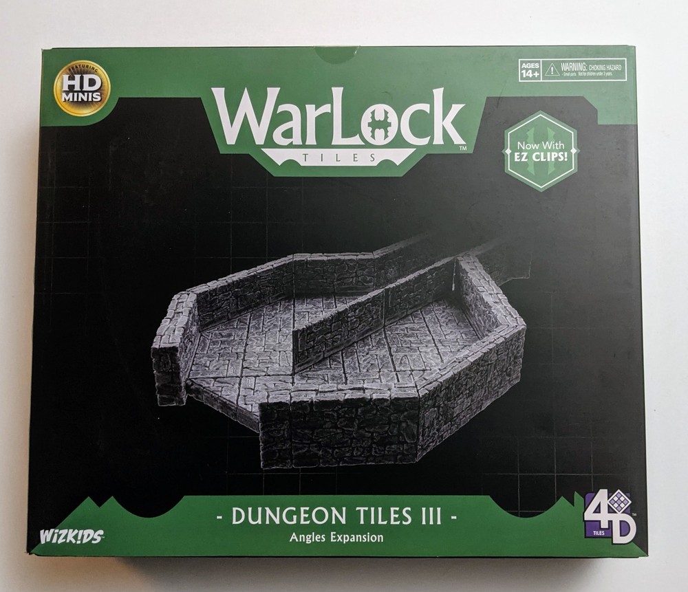 NEW - WarLock Tiles: Dungeon Tile III - Angles