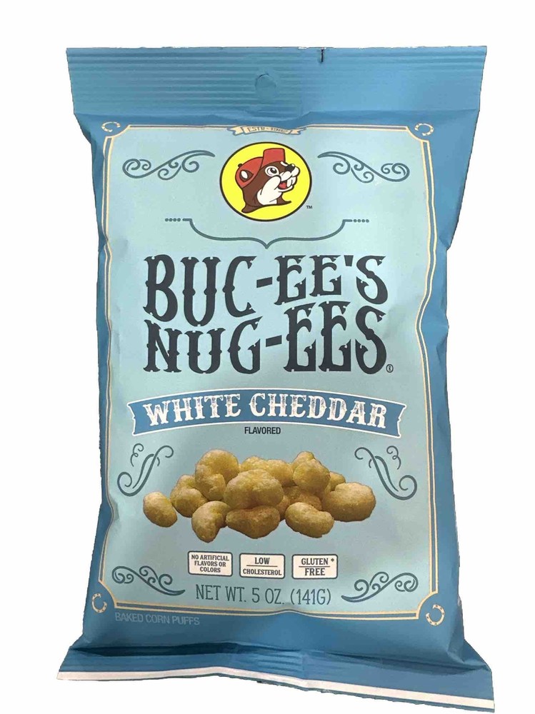 3x Buc-ees Nug-ees White Cheddar 5oz Bag Sealed 3 Bags Always Fresh