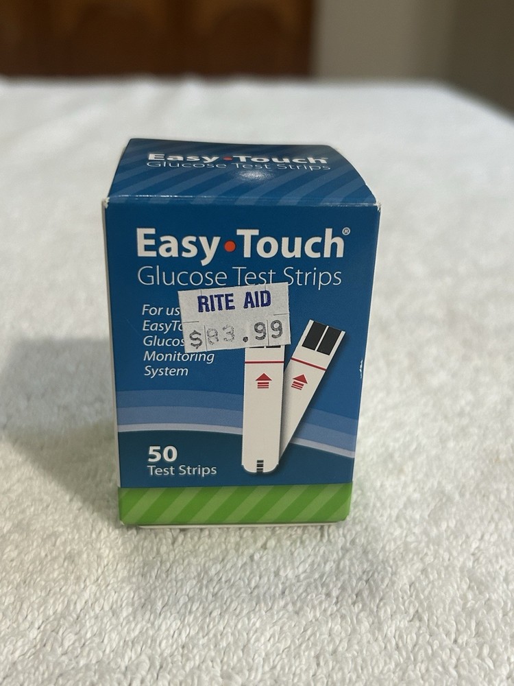 Easy Touch Blood Glucose Test Strips 50ct No Coding Required 11/28/2025