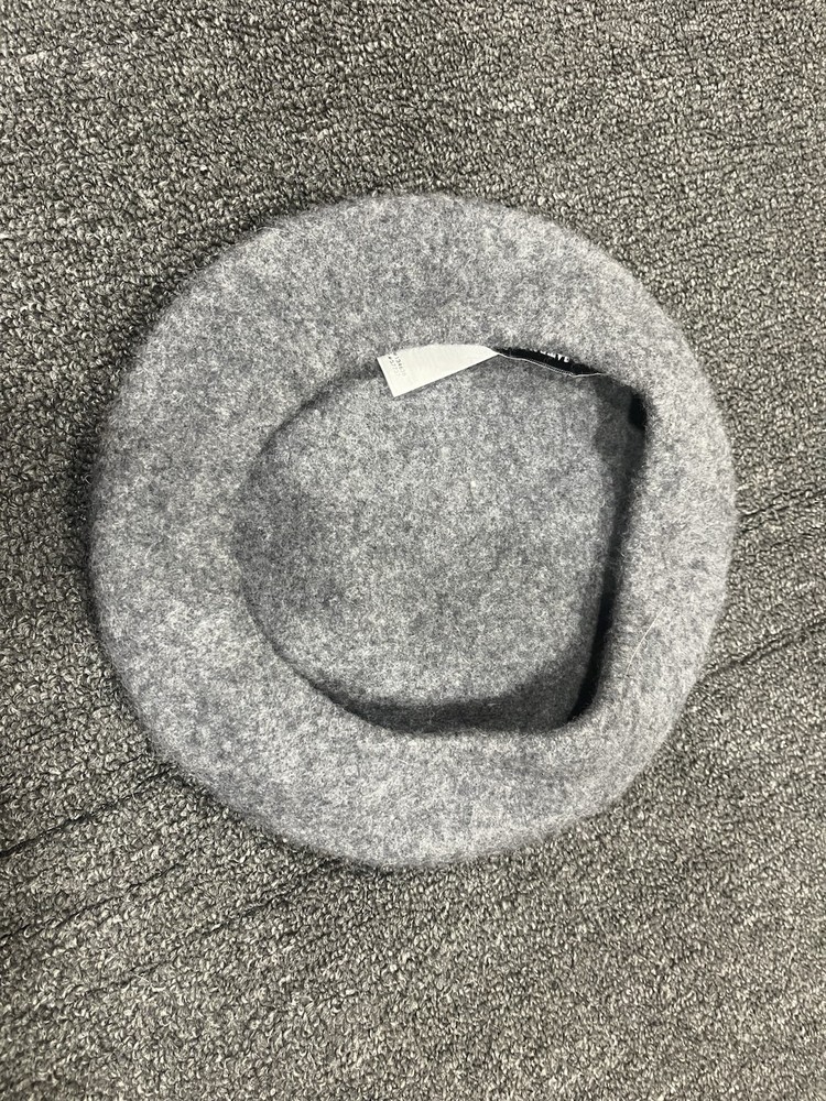 Just Fab Gray Beret 100% Wool