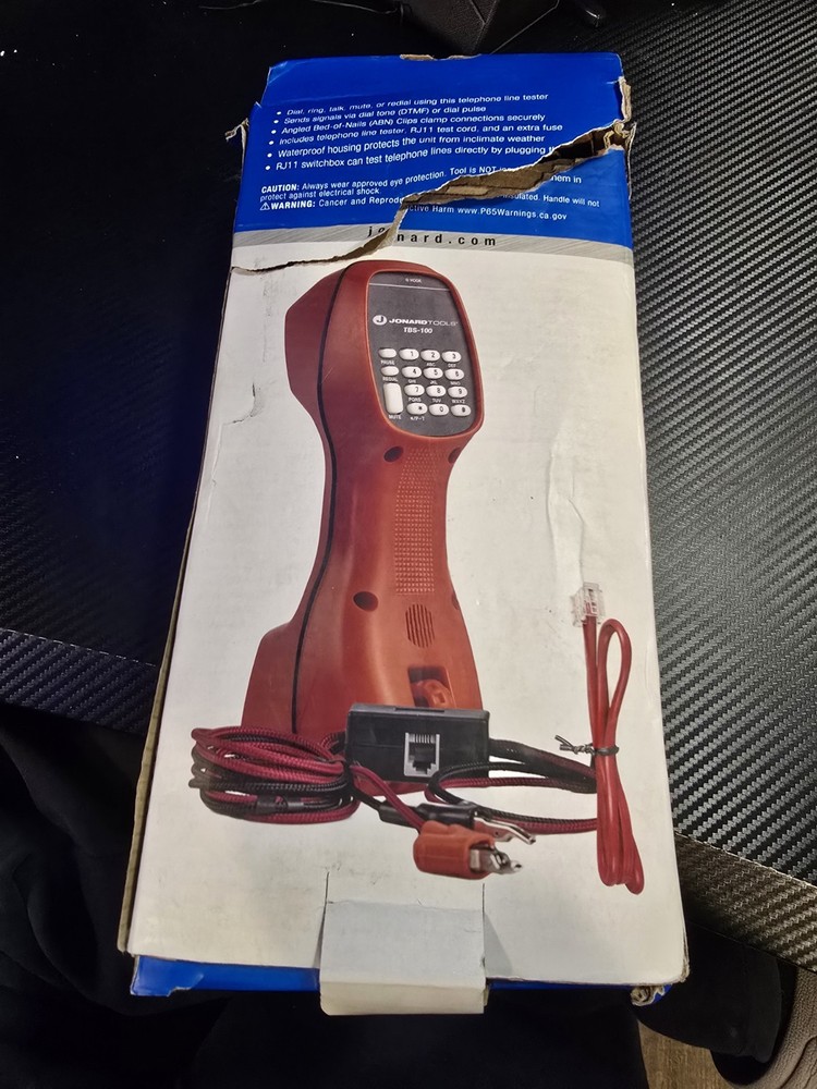 Jonard Tools TBS-100 Telephone Butt Set with ABN, Analog
