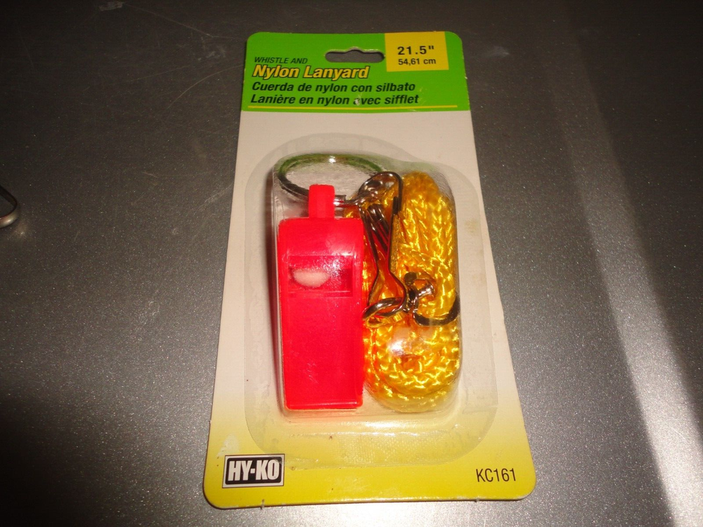 Whistle & Lanyard new & preowned 2 items