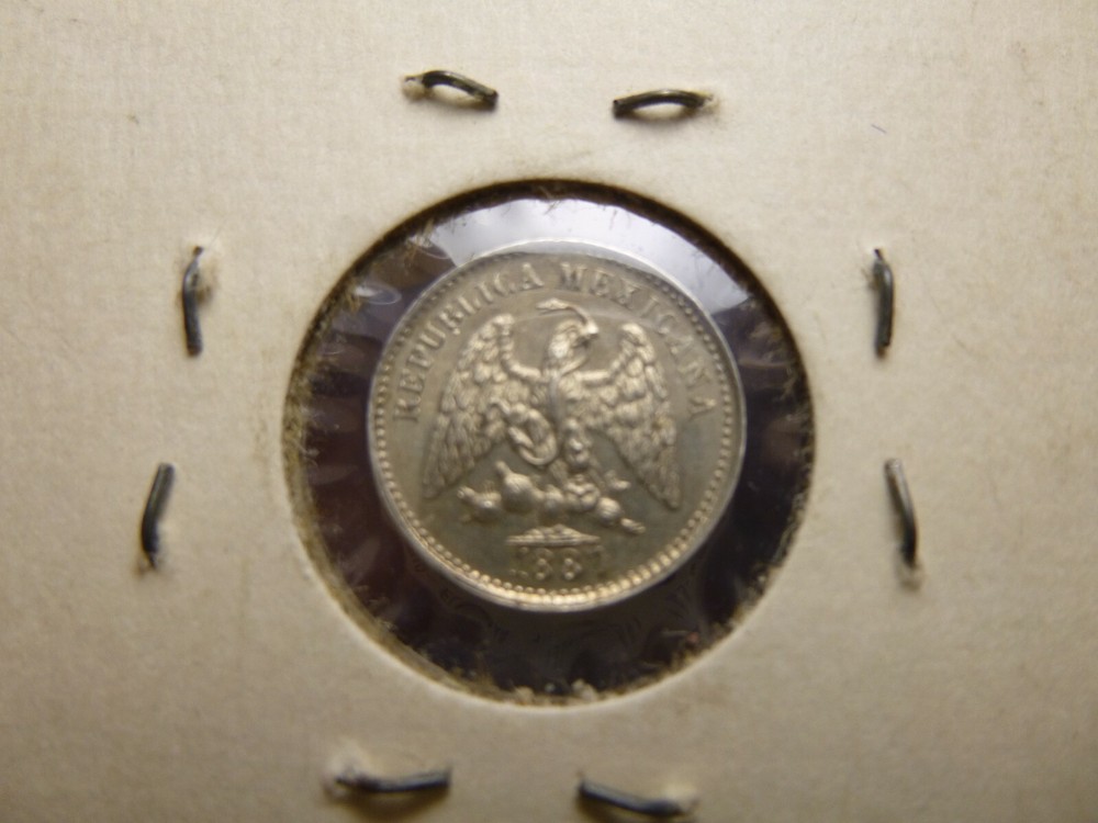 Mexico 1887 Mo M 5 Centavos