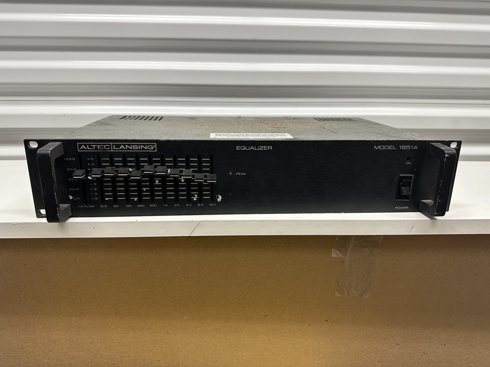 Original Altec Lansing 1651A Equalizer