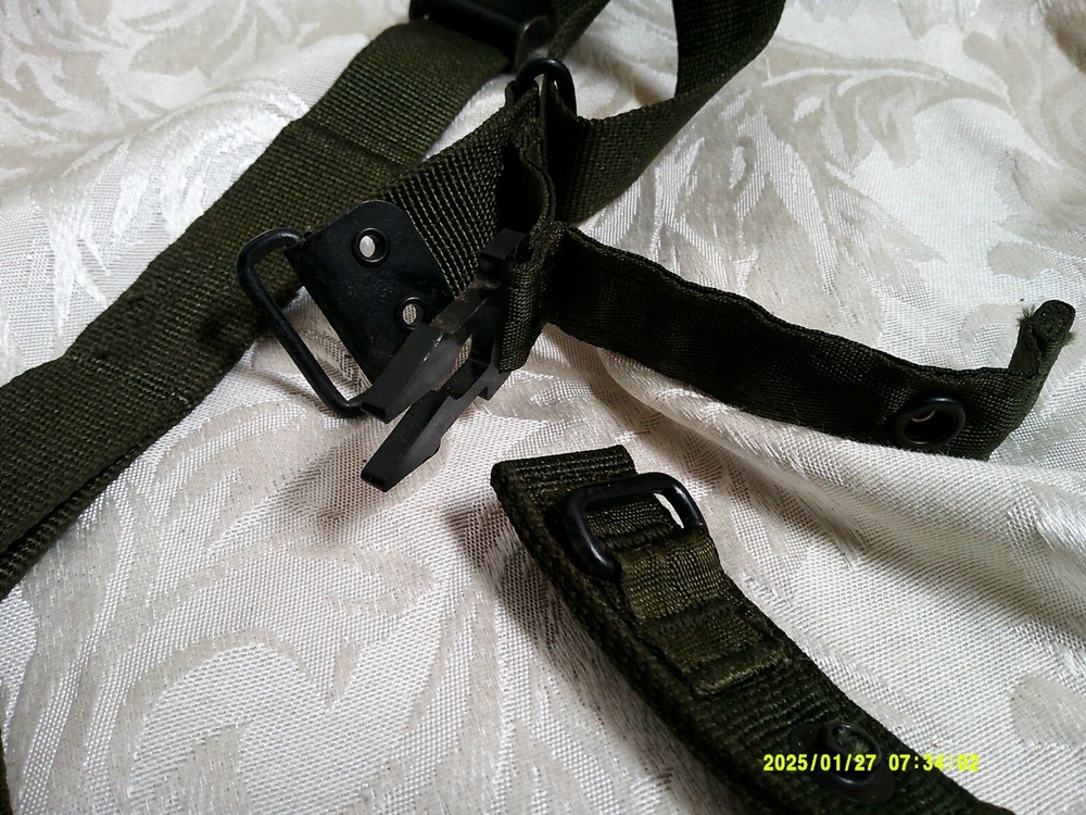 adjustable army chest straps with quick release