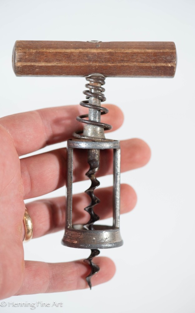 Antique Spring Assisted Corkscrew Hercules Type, 19th Century
