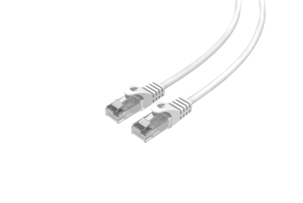 CAT6 Slim Ethernet Patch Cable White 3FT 25 PACK