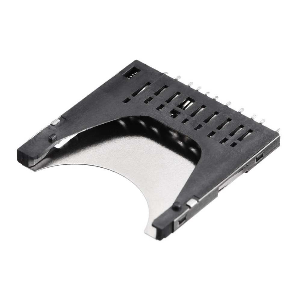 5Pcs SD Memory Card Socket Holder Spring Loaded Push Type 10 Pin