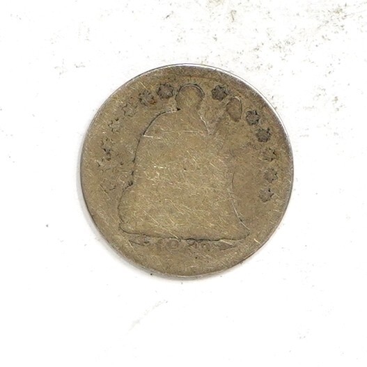 1853 Seated Liberty Half Dime W/ Arrows