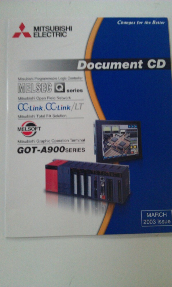 Mitsubishi Electric Melsec Q Series Logic Controller Document CD March 2003
