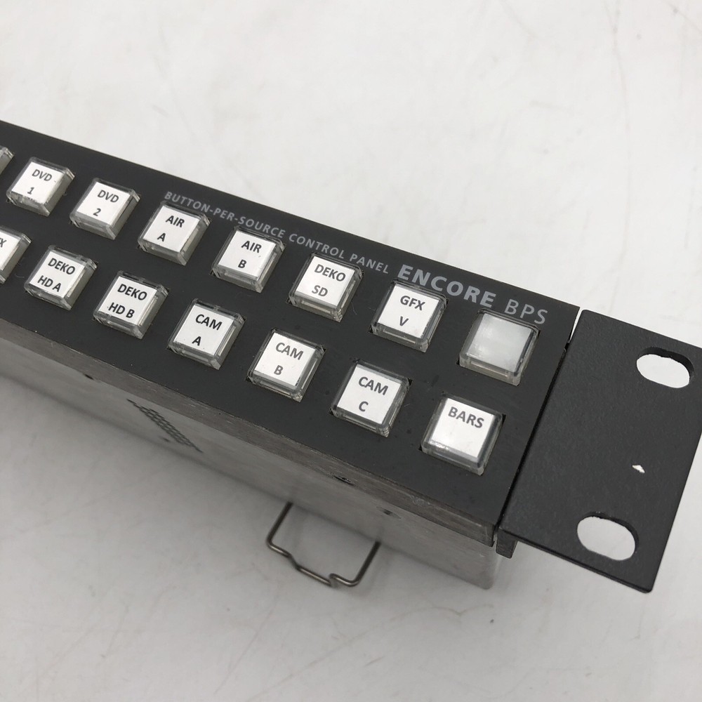 USED Grass Valley - Encore BPS Control Panel POWERS ON AS IS READ E