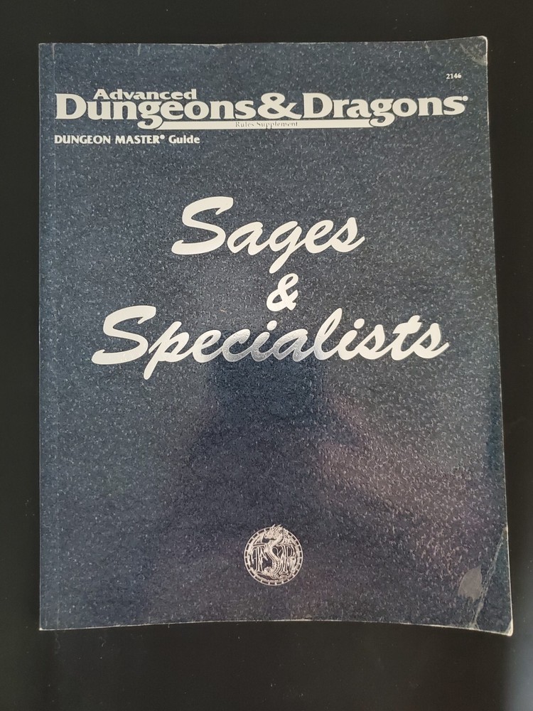 Sages and Specialists (Advanced Dungeons & Dragons) AD&D