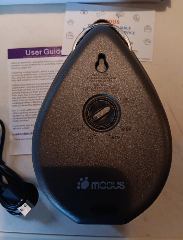 MODUS Multi-Frequency Ultrasonic Recording Bark Stop Pack Of 1 (NEW OPEN BOX)