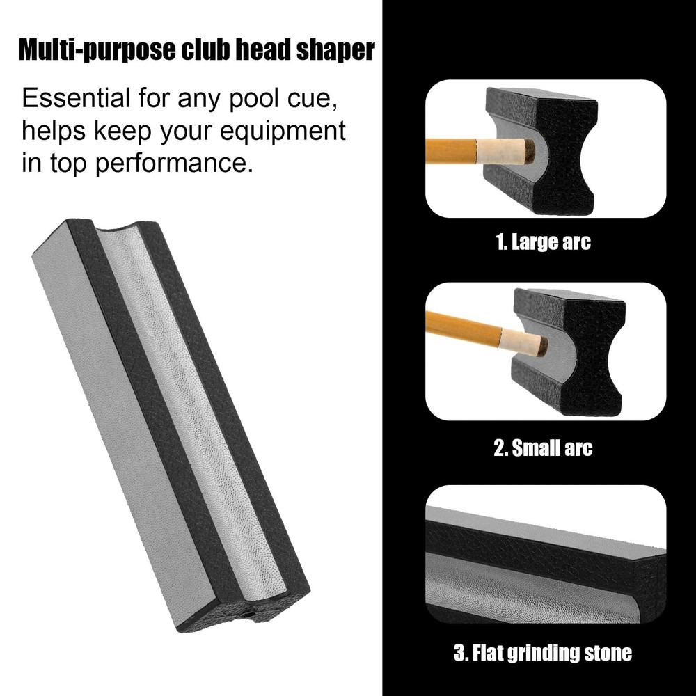 Pool Cue Tips Shaper, Pool Stick Tip Repair Tool Versatile Pool Cue Tips Kit ...