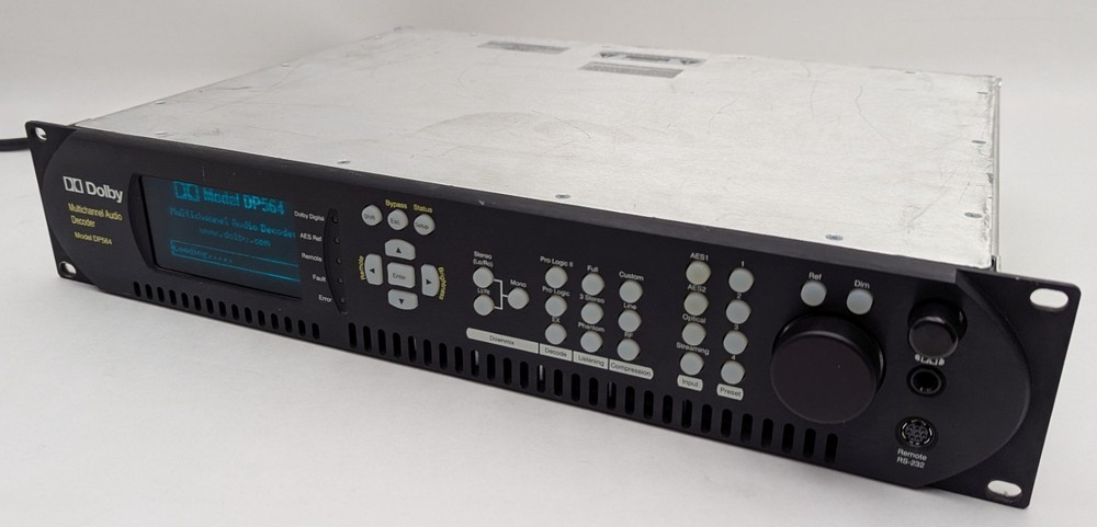 Dolby DP564 Multichannel Audio Decoder Reference Monitoring Tool AC3 PCM 5.1 2U