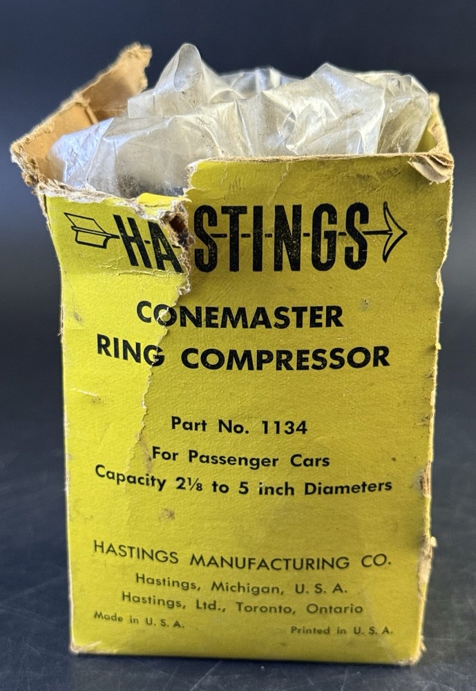 Hastings Cone Master Ring Compressor No. 1134 Vm02