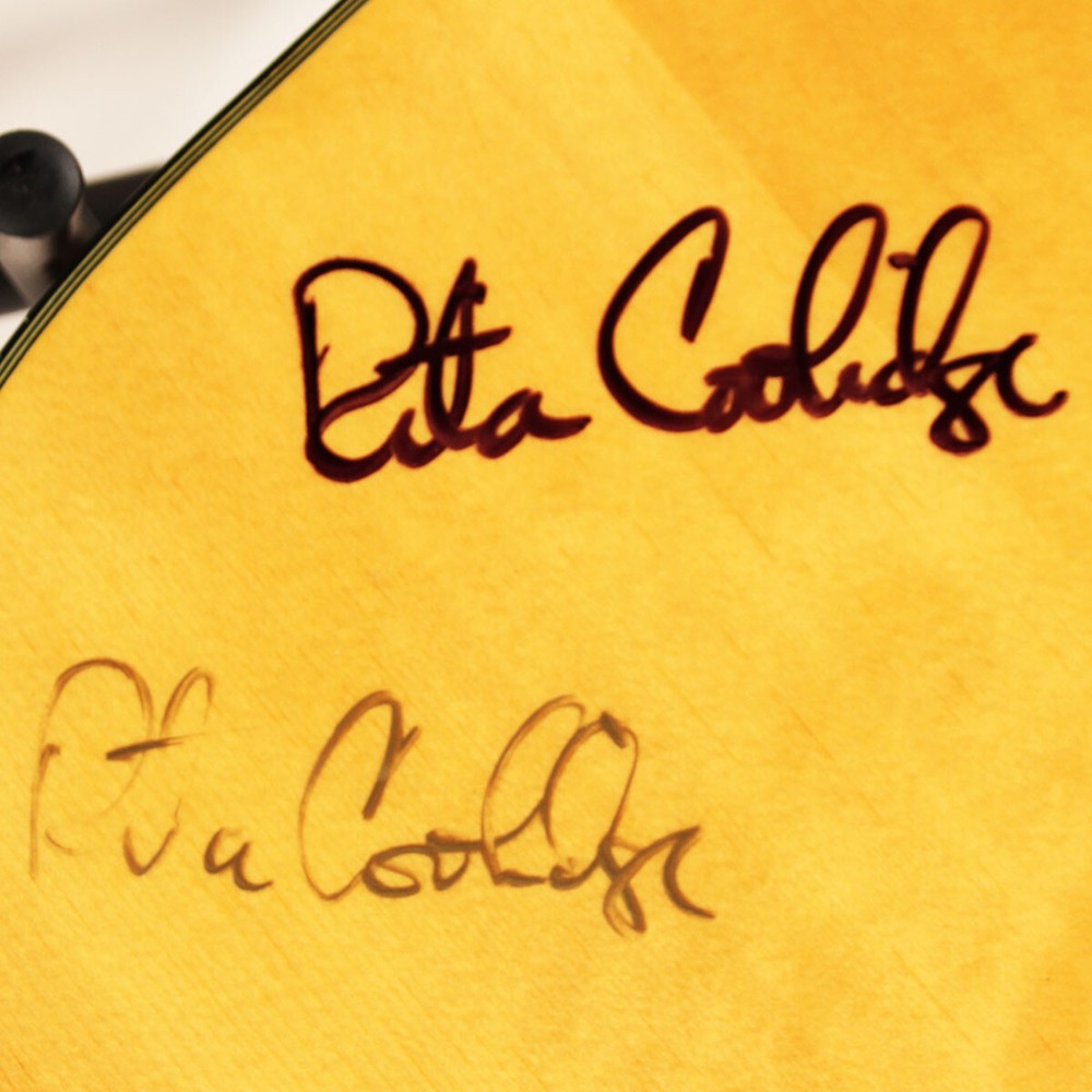 Rita Coolidge Signed Acoustic Guitar - COA JSA
