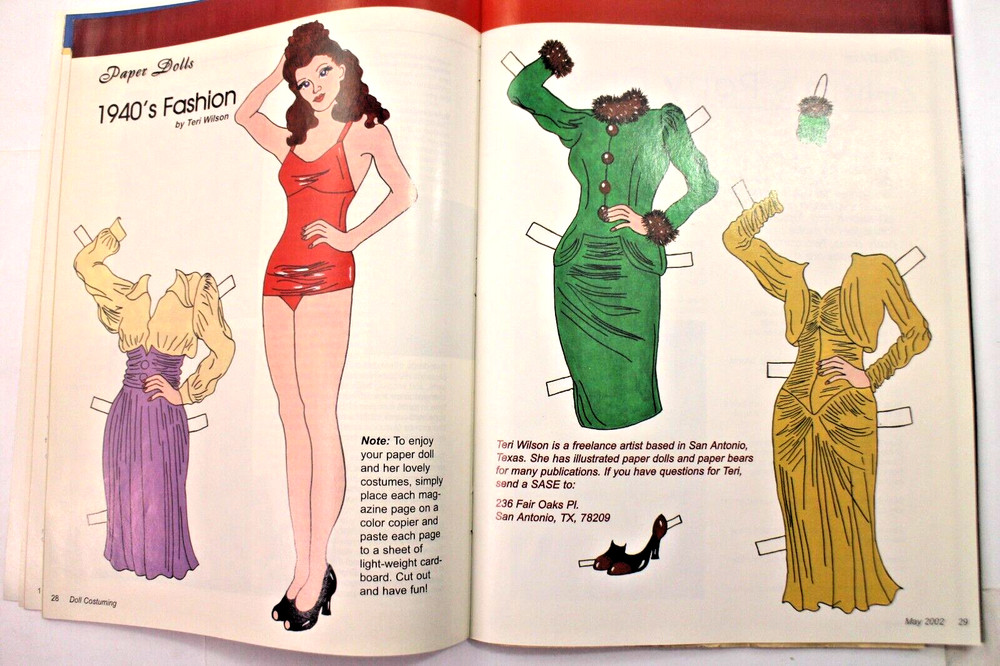 Doll Costuming with Patterns May 2002
