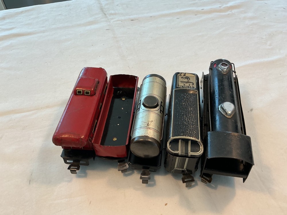 MARX Postwar Steam Engine Set w. Transformer Tracks Freight Car Set 0 scale