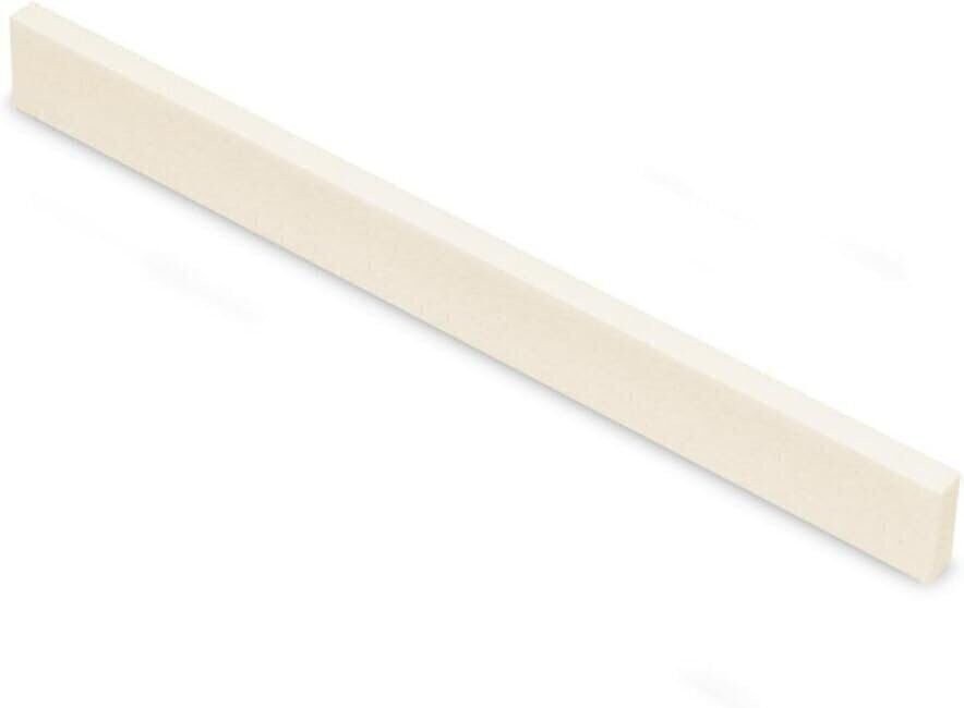 StewMac Bleached White Bone Saddle Blank For Gibson