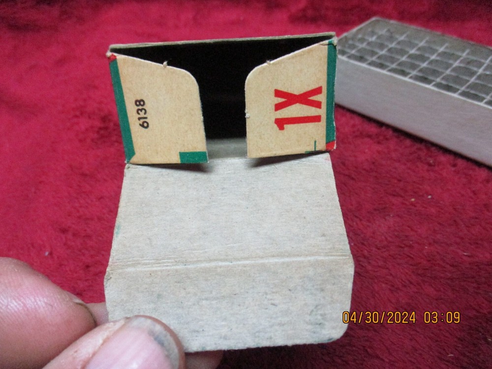 Vintage Remington KLeanbore Targetmaster, 38 Spec. Wad-Cutt, . Ammo Box, (EMPTY)