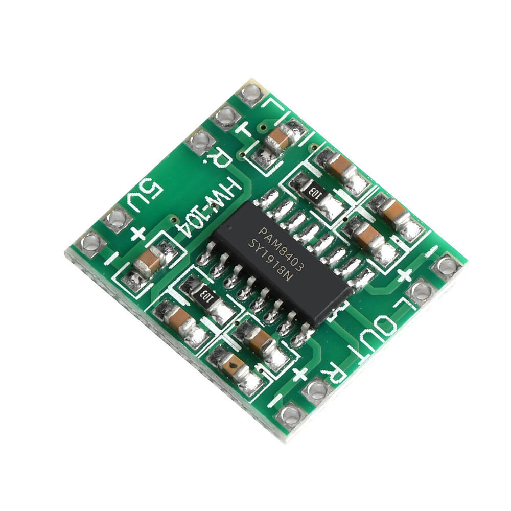 5PCS 2Channels 3W Digital power PAM8403 Class D Audio Amplifier Board USB DC5V.