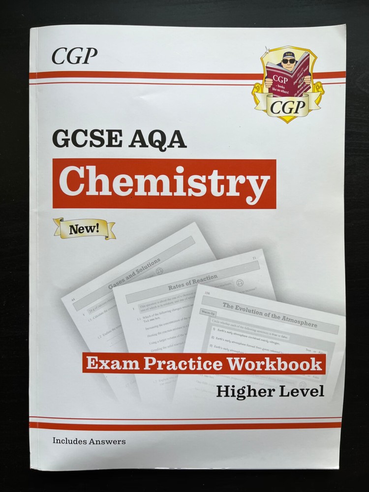 CGP AQA Exam Practice Workbook bundle - Biology, Chemistry and Physics. Higher