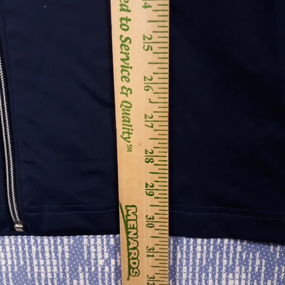IZOD Golf Jacket Full Zip Mens 2XL Blue Stretch Windbreaker Polyester