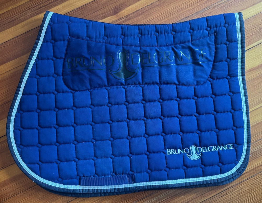 Bruno Delgrange Saddle Pad - Logo / Grip - Special Edition - Excellent