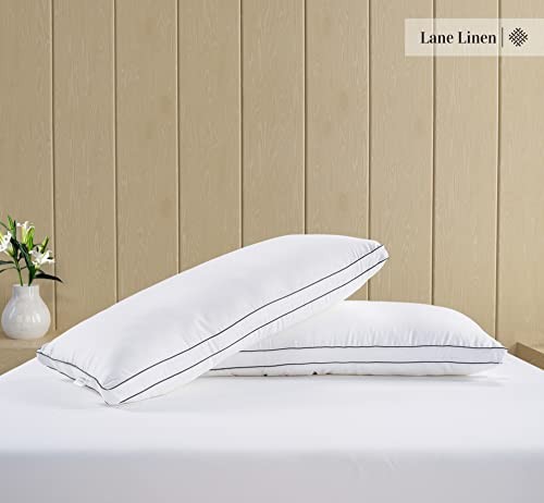Bed Pillows Standard Size Set of 2, Medium Soft Standard (2 Pack) White