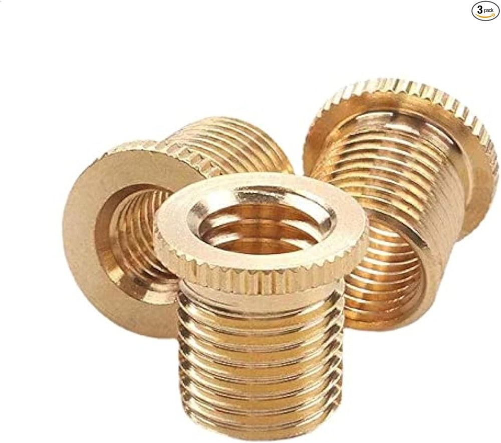3PCS Shift Knob Thread Adapters Universal M8 X 1.25, M10 X 1 Size: Mixed Sizes