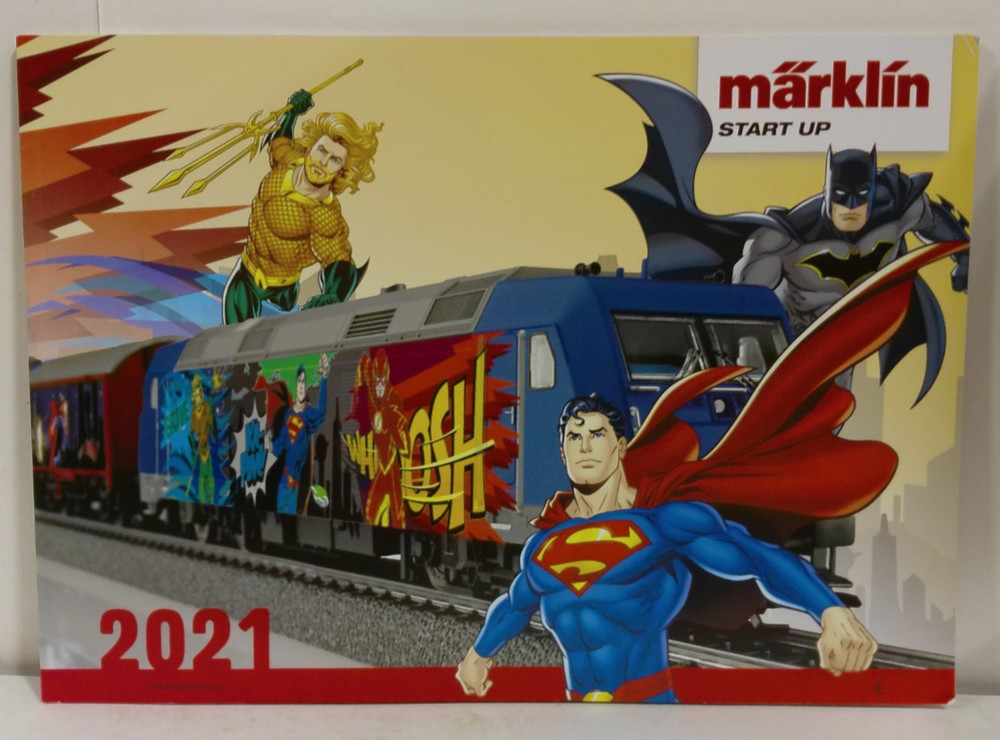 Marklin Start Up 2021 Catalog - Featuring DC Universe Train Sets