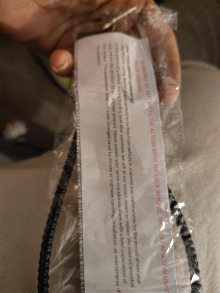 Cable Lock For Gun