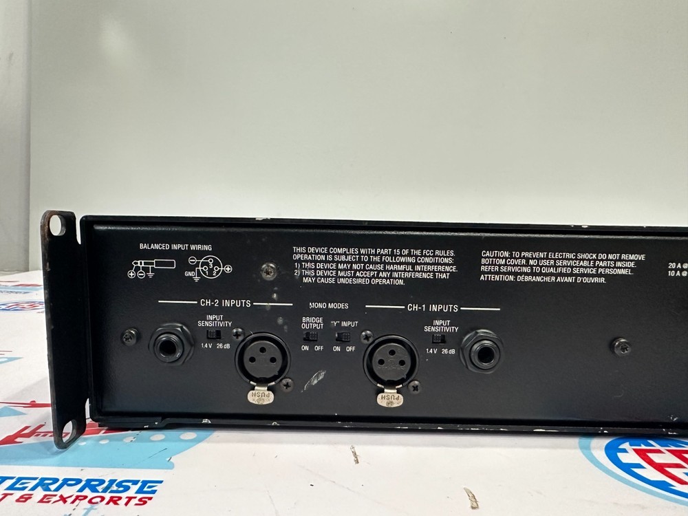 Crown K2 2-Channel Balanced Current Power Amplifier