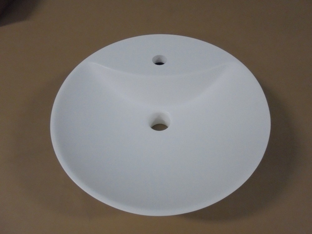 BASIX INTERNATIONAL ACRYLIC SOLID SURFACE MARINE SINK 17 ½” ROUND