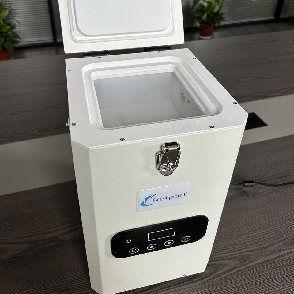 2L Portable Ultra-Low Temperature Deep Freezer for Lab Samples Storage AC/DC
