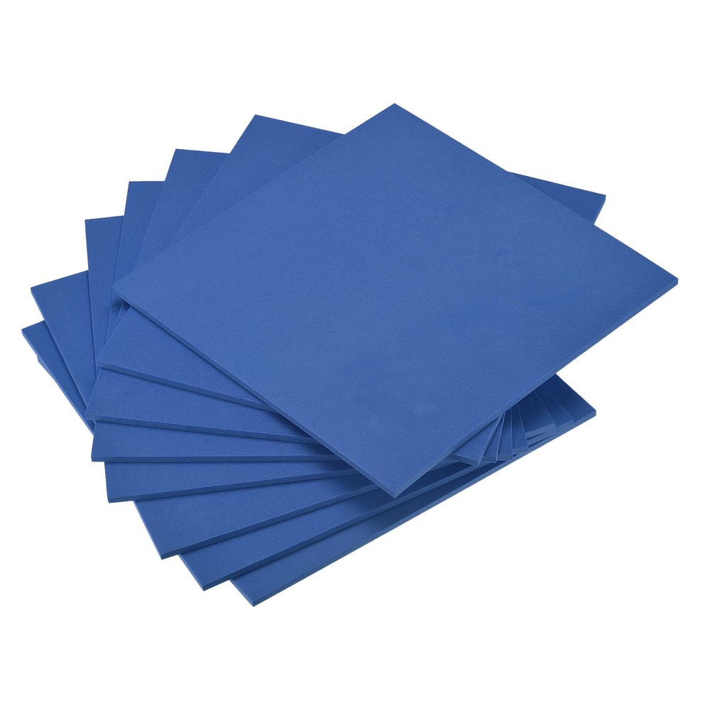 Blue EVA Foam Sheets 10*10" 5mm Thickness for Crafts DIY Projects, 8 pack