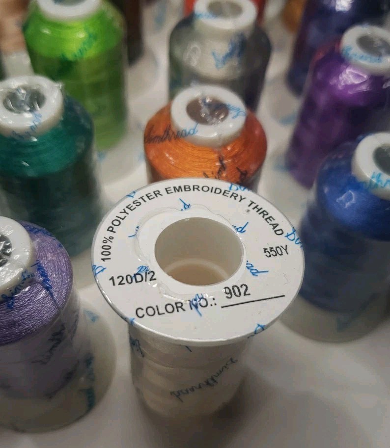 Polyester Embroidery Machine Thread Assorted Colors Mystery Lot