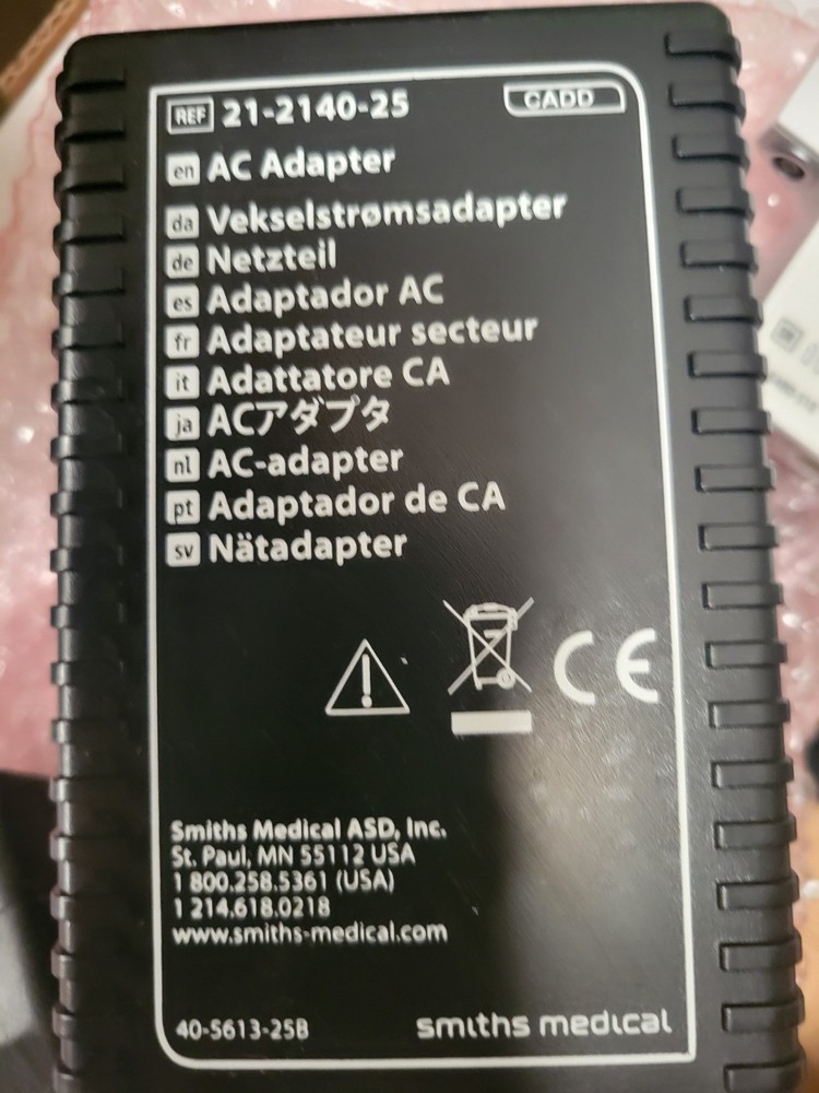 CADD Solis Table Top AC Adapter 21-2140-25