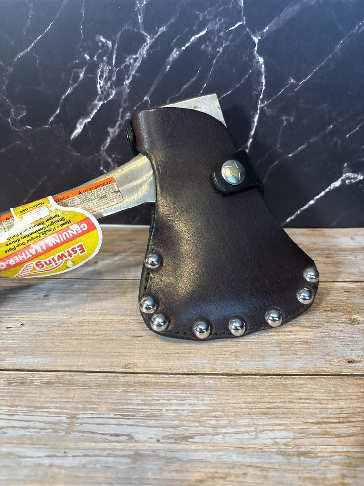 Estwing Leather Sheath for A Hatchet  Original Pattern But BETTER.  Sheath Only