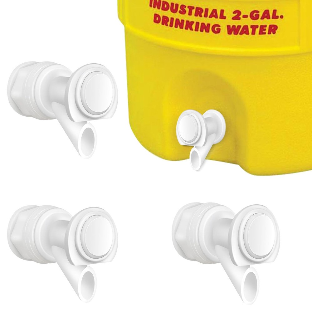 3Pcs Push Button Water Spigot Cooler Spigot Replacement, Reusable Water Spigo...