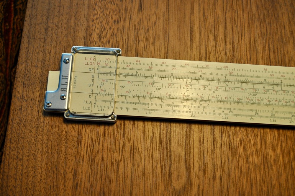 K&E 4080-3 LogLog Duplex Trig Slide Rule + Case