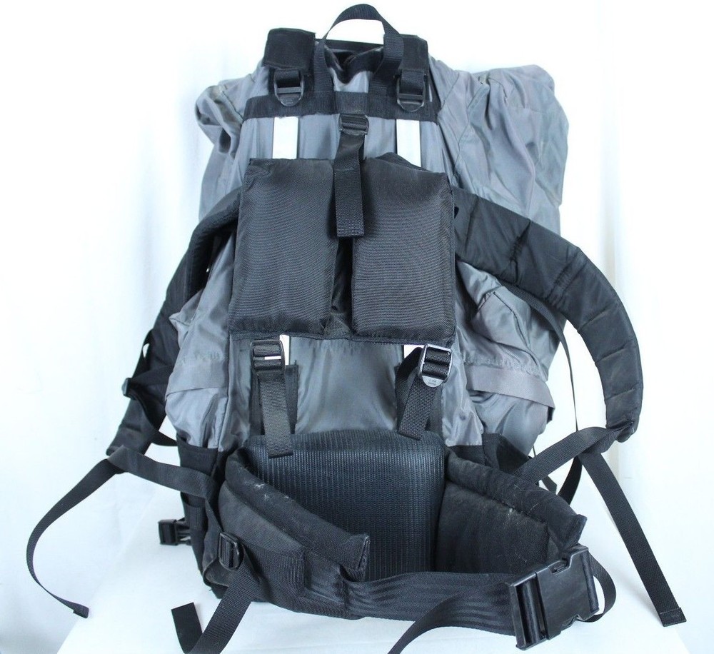 Camp Trails Gray/Black Internal Frame Backpack Padded Adjustable Nylon