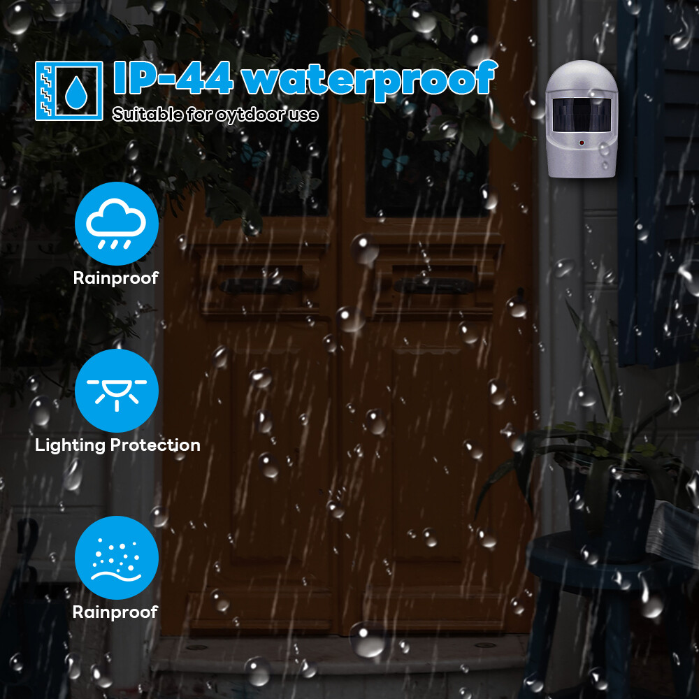 Wireless Driveway Alarm Infrared Motion Sensor Home Garage Alert Security System