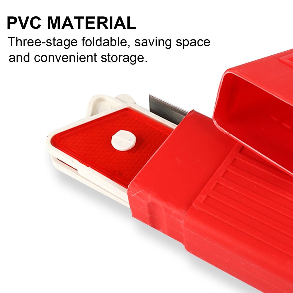 Warning Triangle and High Visibility Vest Set Breakdown Triangle Reflective Emergency Triangle Folding...