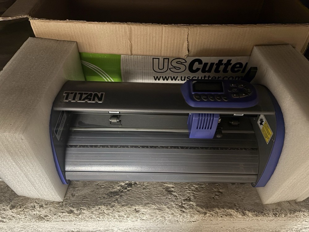 USCutter Titan Vinyl Cutter Plotter with Control Panel