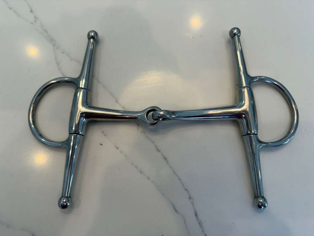 Coronet Eggbutt Full Cheek Bit 5 1/4"