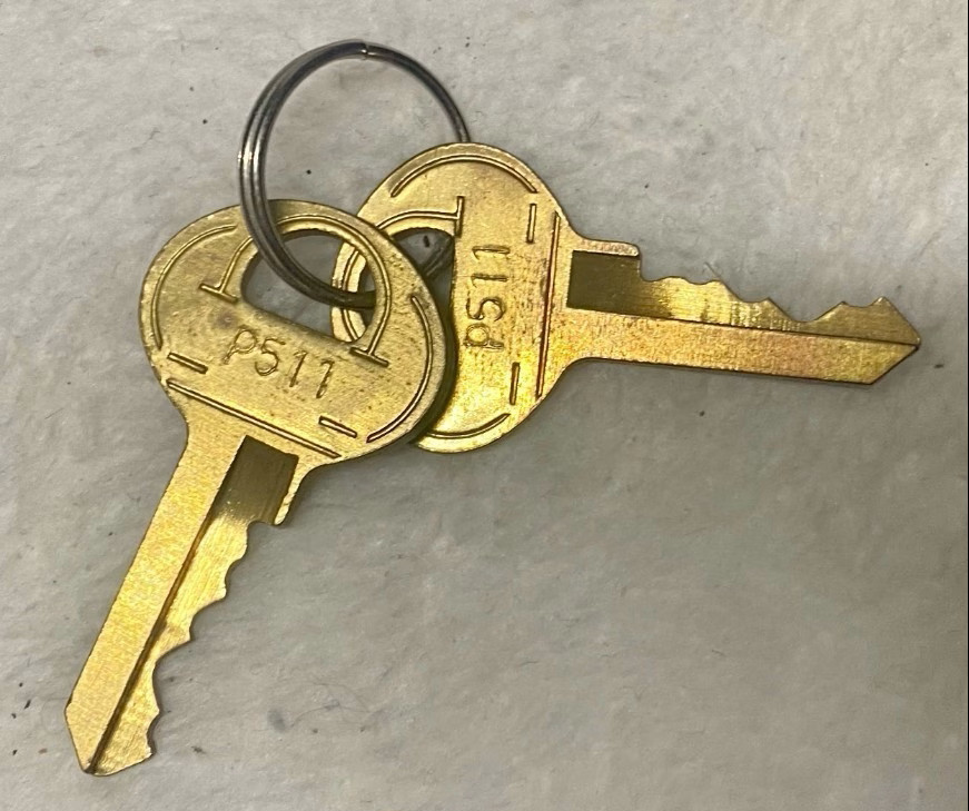 Used Masterlock Trigger Lock Keyed Different